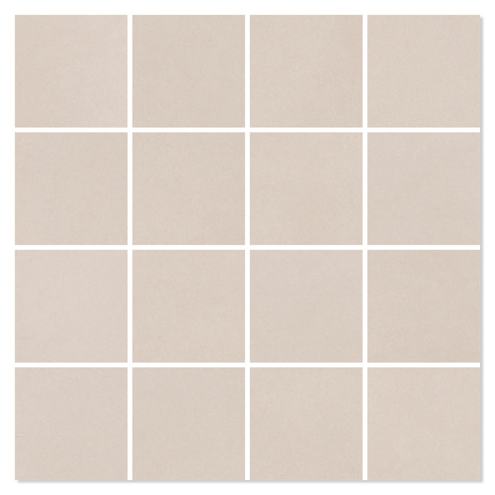 Mosaik Klinker La Vernelle Beige Mat 30x30 (7x7) cm